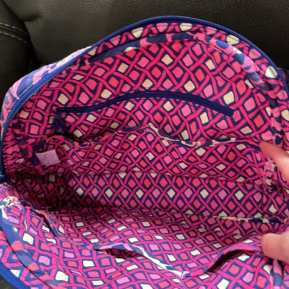 Vera Bradley Turnlock satchel in katalina pink